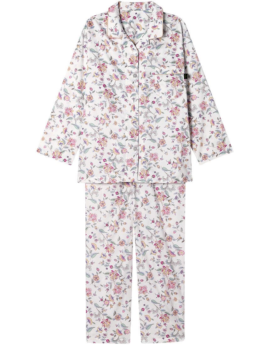 ワコール_リラックス＆スリープ 【綿100％】サテンパジャマ