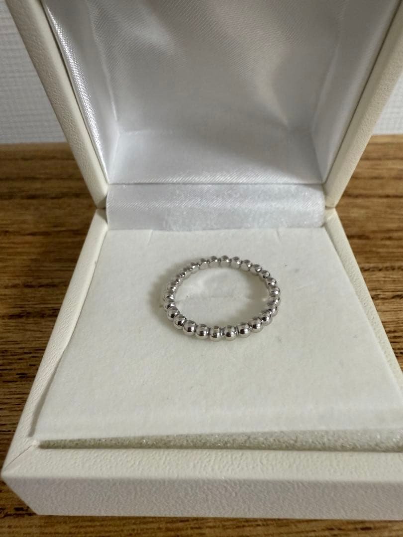 CASHO K10WG フルエタニティ　ボールリング　12号 CASHO K10WG フルエタニティ ボールリング 12号