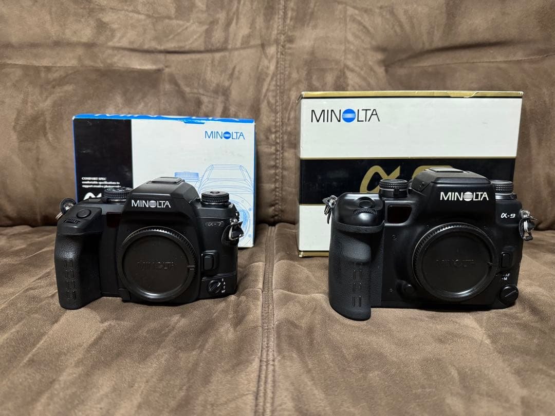 【元箱あり】MINOLTA ミノルタα-9 / α-7 元箱あり】MINOLTA ミノルタα-9 / α-7